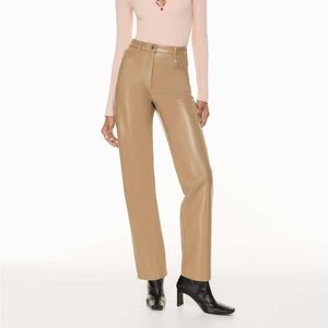 Wilfred Aritzia Women’s Melina High-waisted Vegan Leather Pants Size 4